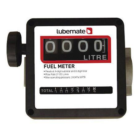 LUBEMATE FUEL METER-1IN L-FM25