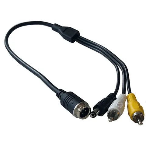 AVS 4-Pin Male Camera to RCA Male Video Adapter for Monitors