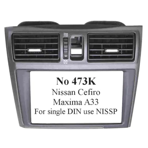 Nissan Cefiro / Maxima A33 Double DIN Dash Installation Kit | Custom Dashboard Fascia Panel