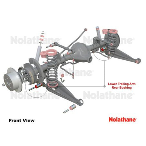 Nolathane REAR LOWER REAR TRAILING ARM REAR BUSHING KIT 46008