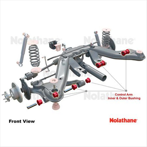 Nolathane REAR CONTROL ARM INNER AND OUTER BUSHING KIT 46023