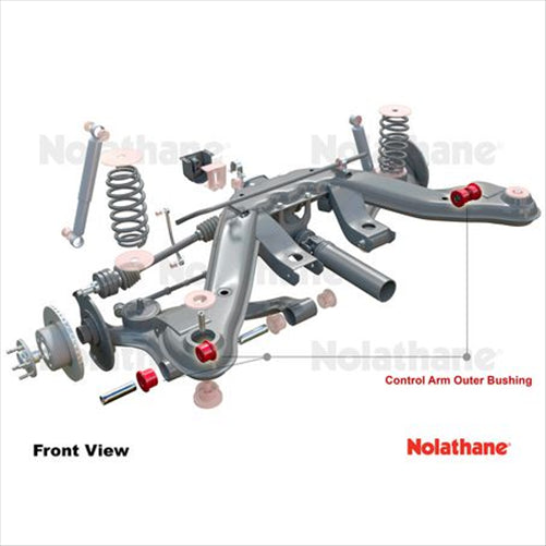 Nolathane REAR CONTROL ARM INNER AND OUTER BUSHING KIT 46023