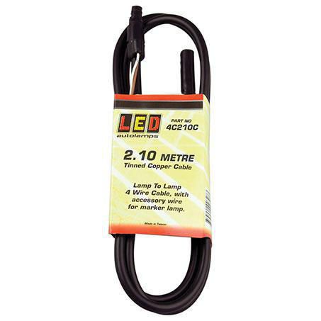 LED AUTO LAMPS LED Technologies Trailer Cable Lamp To Lamp 2.1m Cable