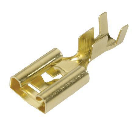 Narva Crimp Terminal Female Blade Brass Terminal Entry 9.5 x 1.2mm Non Insul