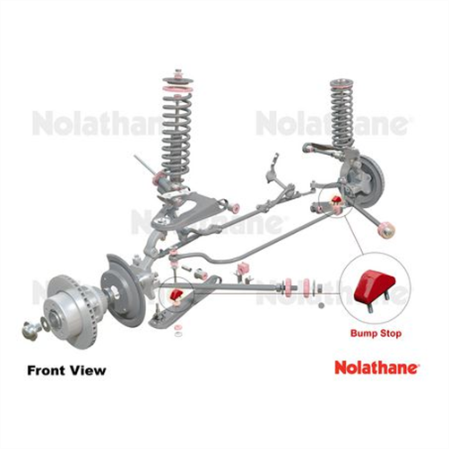 Nolathane FRONT BUMP STOP BUSHING KIT 47043