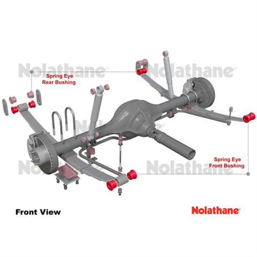 Nolathane SPRING EYE FRONT AND REAR BUSHING KIT 47249A