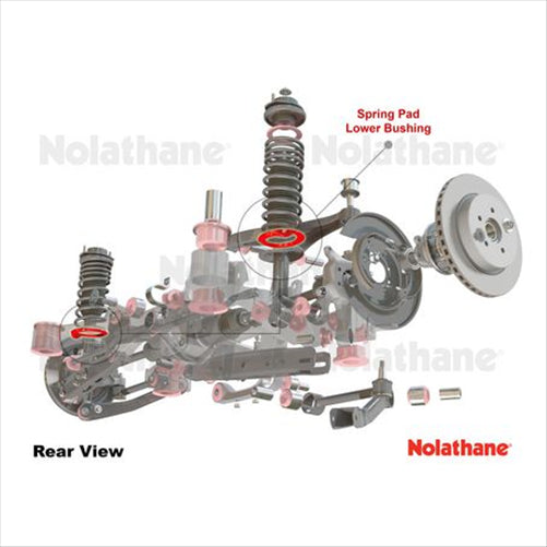Nolathane REAR SPRING PAD LOWER BUSHING KIT 47308