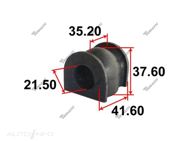SWAY BAR MOUNTING BUSH HONDA FIT JAZZ GD 21MM ID - 04-42528