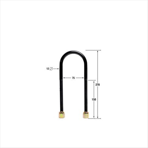 Nolathane REAR SPRING U BOLT KIT 47806