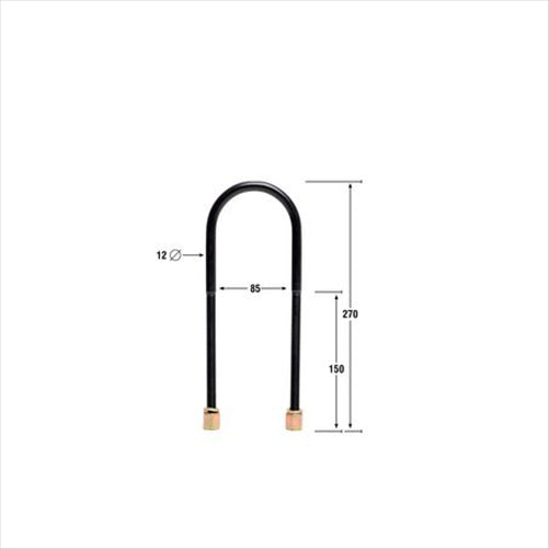Nolathane REAR SPRING U BOLT KIT 47808