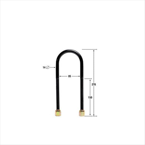 Nolathane U BOLT-ROUND TOP 47809