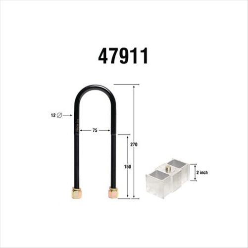 Nolathane LOWERING BLOCK KIT (2.0IN) 47911