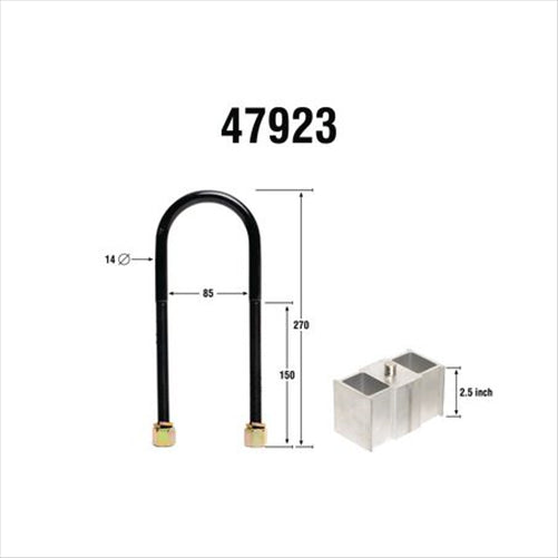 LOWERING BLOCK KIT (2.5IN) 47923