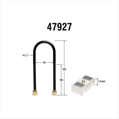 LEAF SPRING LOWERING BLOCK 47927