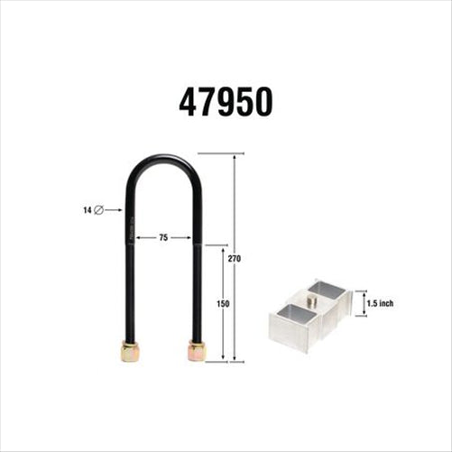 LOWERING BLOCK KIT (1.5IN) 47950