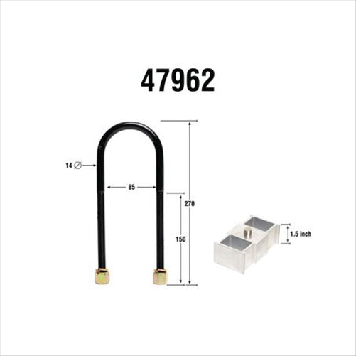Nolathane LOWERING BLOCK KIT (1.5IN) 47962