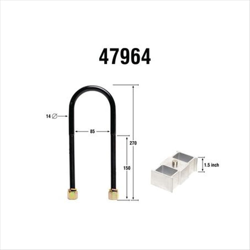 Nolathane LEAF SPRING LOWERING BLOCK 47964