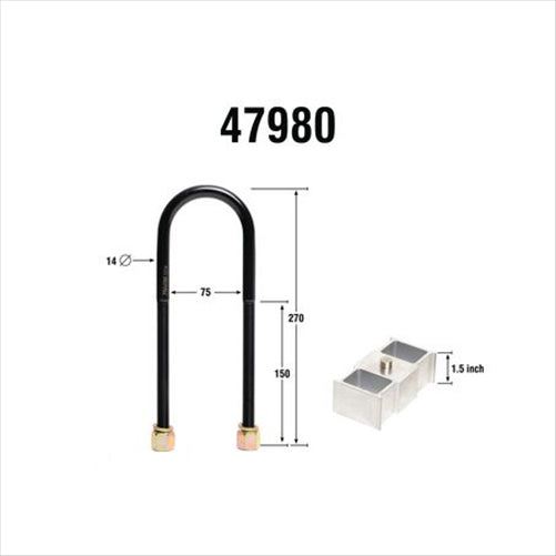 LOWERING BLOCK KIT (1.5IN) 47980