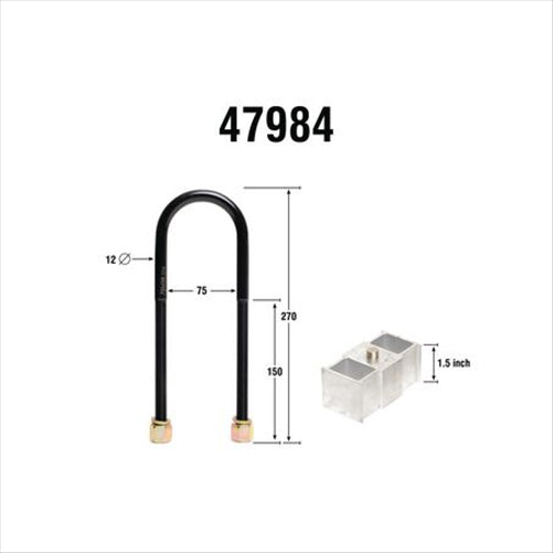 LOWERING BLOCK KIT (2.0IN) 47984