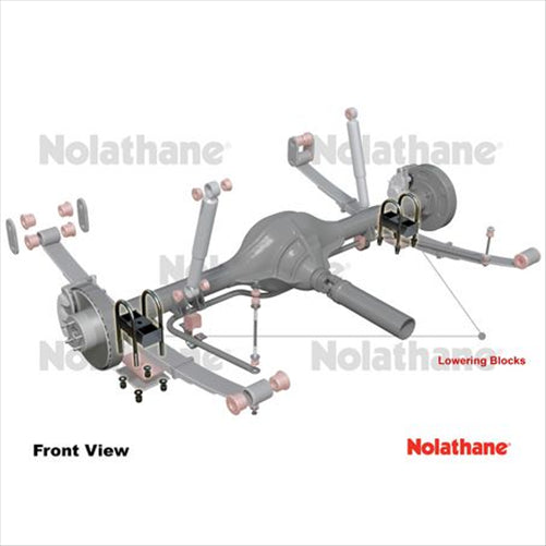 Nolathane LOWERING BLOCK KIT (2.0IN) 47984