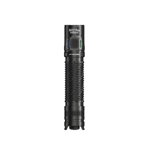 NITECORE MH12 PRO 3300 LUMEN USB-C TACTICAL FLASHLIGHT – 505 YARDS LONG THROW, High-Power Rechargeable EDC