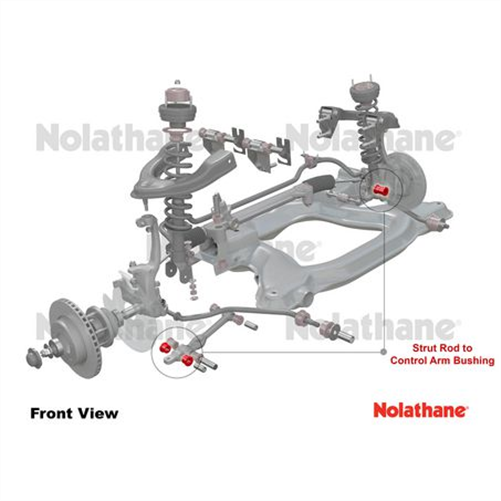 Nolathane FRONT STRUT ROD TO CONTROL ARM BUSHING KIT 48089