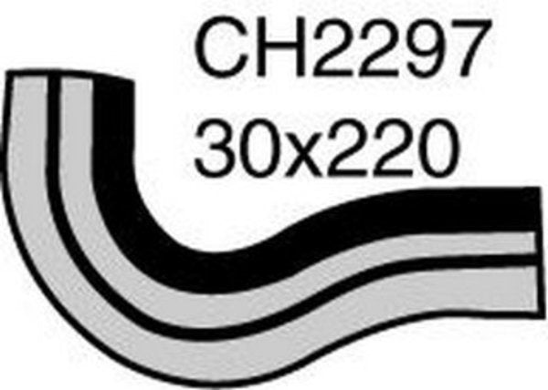 MACKAY ByPass Hose - TOYOTA COROLLA AE94R 1.6L I4 SPRINTER STARLET CH2297