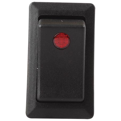 Heavy Duty Rocker Switch Off/On SPST Red Illuminated (Contacts Rated 1 63048BL