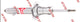 MITSUBISHI SIGMA 1977-1980 REAR EXCEL-G GAS SHOCK STRUT ABSORBER 553053