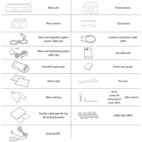 BLACKVUE DR970X-2CH PLUS BOX 4K UHD DASHCAM SYSTEM 64GB FRONT & REAR CAMERA