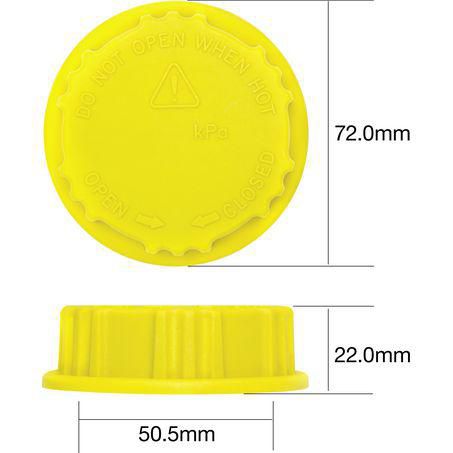 TRIDON RECOVERY RADIATOR CAP