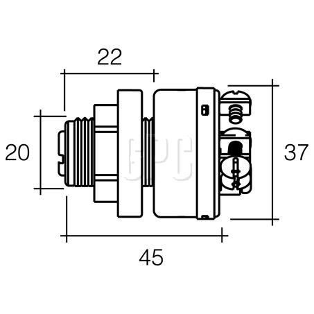 Narva 3 Position Ignition Switch With Push For Choke Function (Contacts Rate