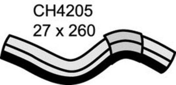 MACKAY RADIATOR HOSE LOWER SUZUKI (RAD TO PIPE) CH4205
