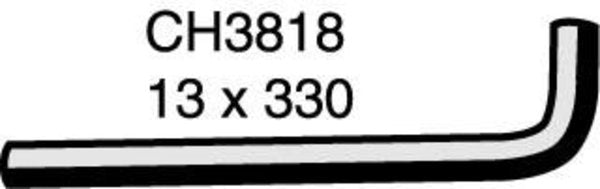 MACKAY HEATER HOSE TRIUMPH TR 4 / 5 / 6 CH3818