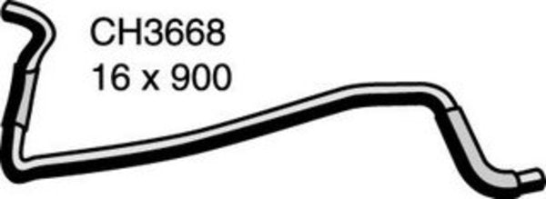 MACKAY HEATER HOSE NAVARA TD27