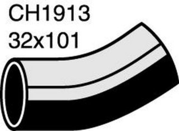 MACKAY HEATER HOSE WATER PUMP TO HEADVOLVO 760/780 CH1913