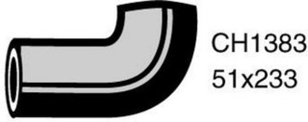 MACKAY BOTTOM HOSE- RADIATOR TO PIPE