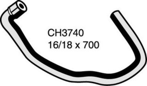 MACKAY HEATER HOSE PRADO 3.0L DIESEL