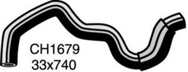 MACKAY Radiator Upper Hose - NISSAN PINTARA U12 - 2.4L I4 PETROL - Manual &