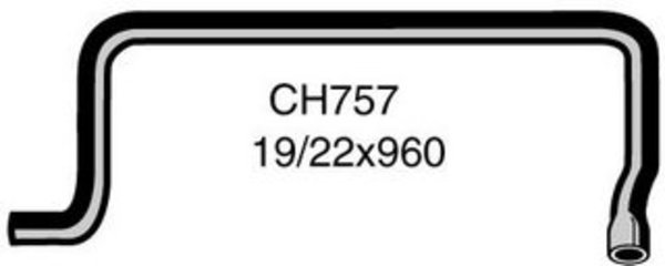 MACKAY HEATER HOSE HILLMAN 67-73