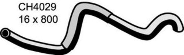 MACKAY HEATER HOSE D MITSUBISHI TRITON 4G64 10/96-99