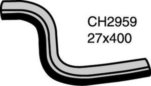 MACKAY Top Hose FORD LASER KN, KQ - 1.6L I4 MAZDA CH2959