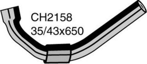 MACKAY Radiator Lower Hose - TOYOTA LANDCRUISER BJ61R - 3.4L I4 DIESEL - Ma