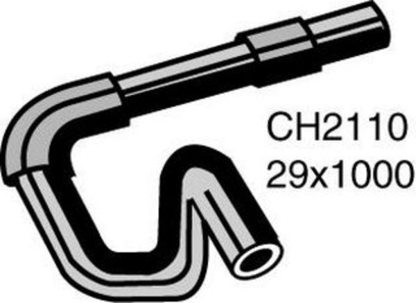 MACKAY Radiator Lower Hose - DAIHATSU CHARADE . - 1.3L I4 PETROL - Manual &