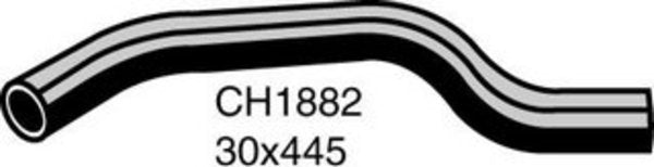 MACKAY Radiator Upper Hose Right - JAGUAR XJS . - 5.3L V12 PETROL - Manual &