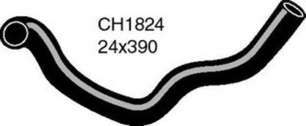 MACKAY Radiator Lower Hose - DAIHATSU MIRA . - 0.7L I3 PETROL - Manual & Au