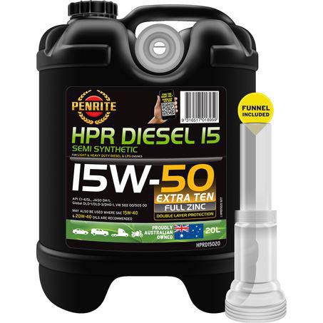 Penrite HPR Diesel 15 15W-50 Engine Oil 20L
