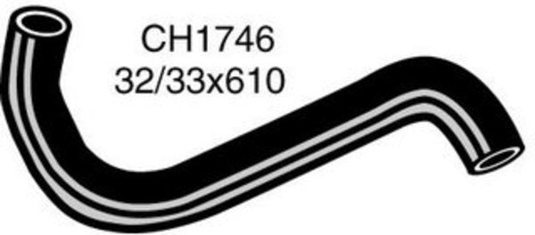 MACKAY Radiator Lower Hose - HOLDEN RODEO KB - 2.2L I4 DIESEL - Manual & Au