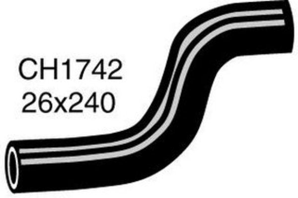 MACKAY Radiator Lower Hose HOLDEN BARINA MF, MH 1.3L I4 CH1742