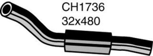 MACKAY Radiator Upper Hose - HOLDEN APOLLO JK, JL - 2.0L I4 PETROL - Manual